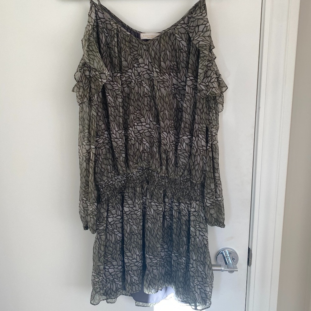 Ramy Brook Cold Shoulder Green Mini